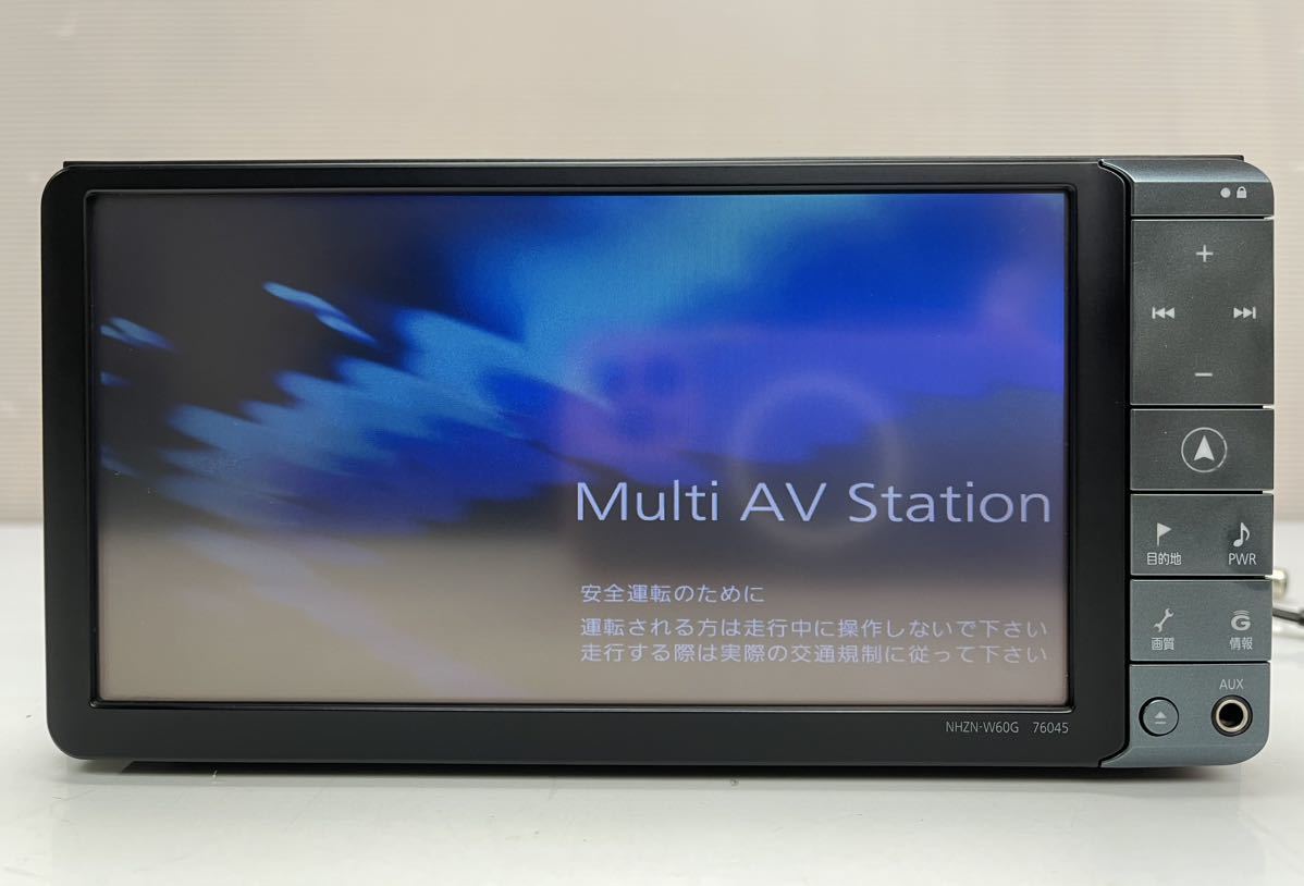 トヨタ純正ナビ NHZN-W60G HDDナビ CD/SD/BT/フルセグ TV Bluetooth 