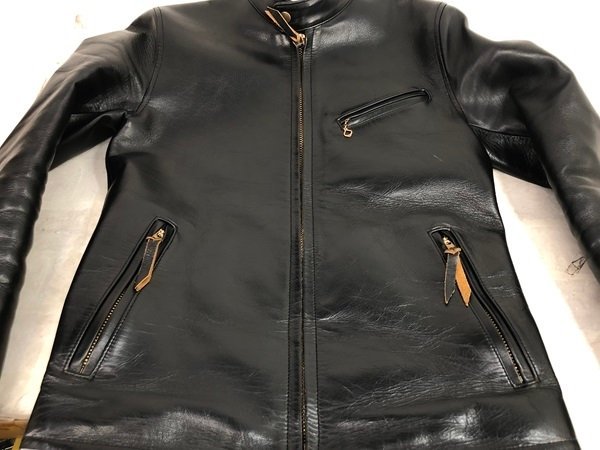 Y'2 LEATHER ワイツーレザー シングルライダースジャケット レザー