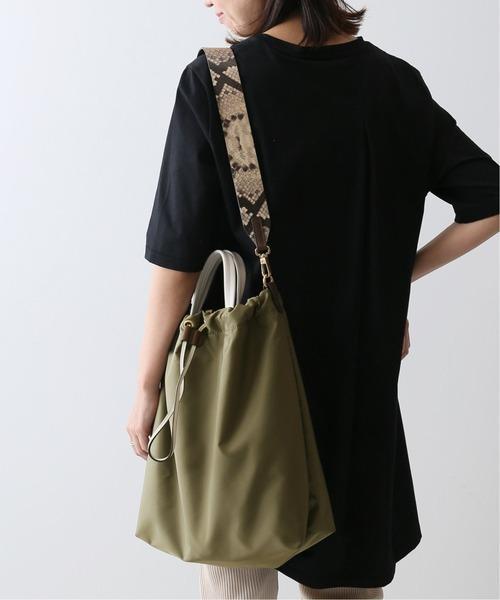 極美品】ORSETTO ナイロンストラップショルダー パイソン 黒-