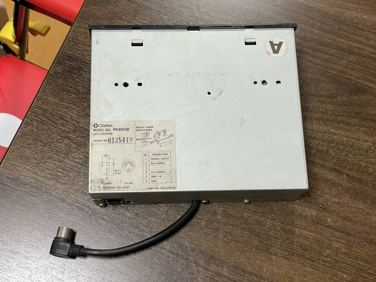 希少動作品□日産純正汎用1DIN カセットデッキ サブデッキ PN-8055M 286-5756-06 動作確認済み バネット/ラルゴ/R32スカイライン他の画像6