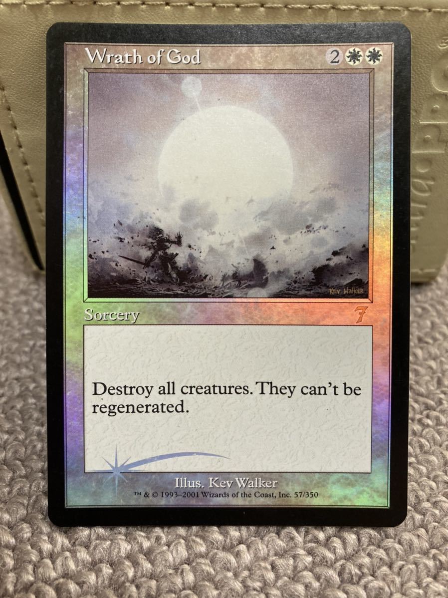 MTG 神の怒り　英 FOIL プレイド_画像1