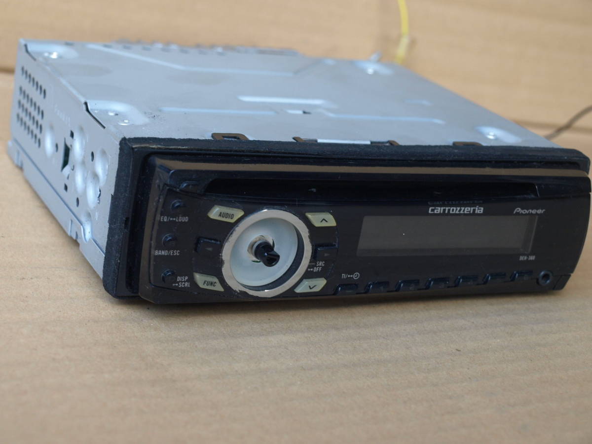 □ パイオニア Pioneer carrozzeria カロッツェリア DEH-360 CD FM AM CDレシーバー 1DIN オーディオ CD □221010_画像2