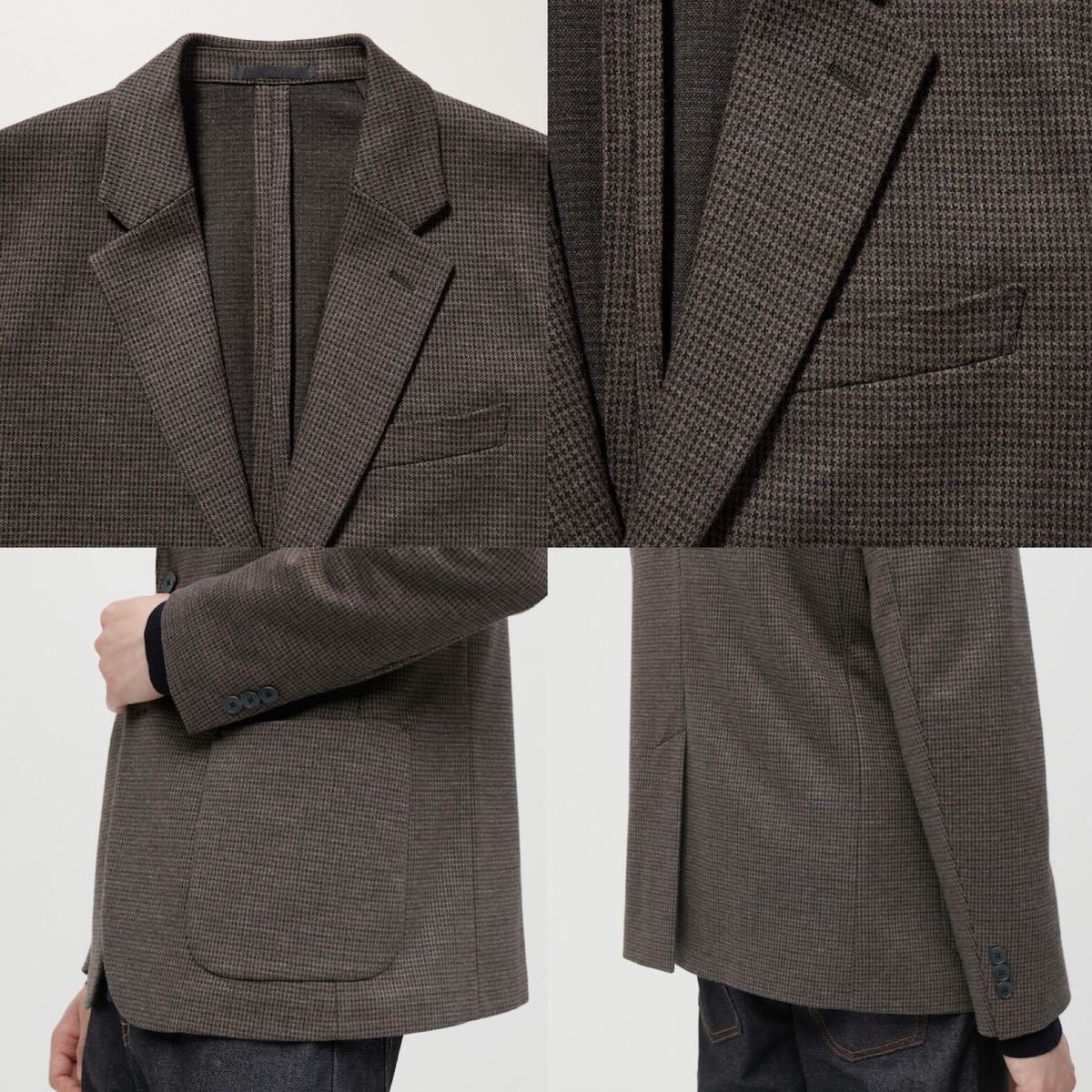 UNIQLO ユニクロ コンフォート ガンクラブチェック 千鳥柄 UNIQLO ユニクロ コンフォート ガンクラブチェック 千鳥柄