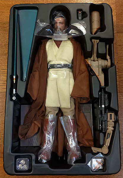 ホットトイズ オビ=ワン ケノービ スター ウォーズ エピソード3 シスの復讐 1/6 オビワン フィギュア HOT TOYS OBI WAN KENOBI MMS477の画像2