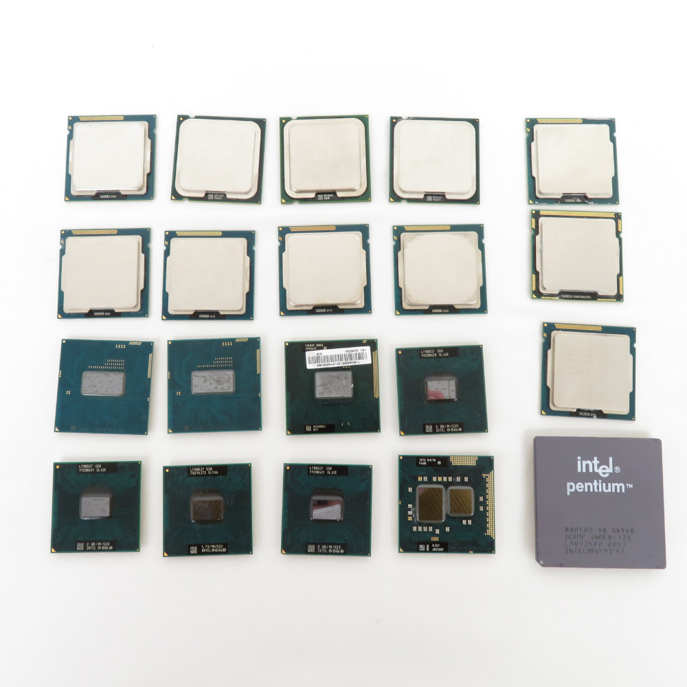 ヤフオク! - Intel インテル ジャンク CPU 19個まとめ売り Co...