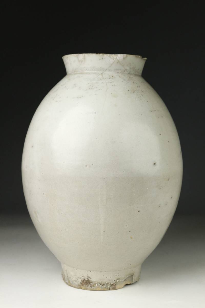 李朝 白磁 提灯壷 時代物(A803) Yahoo!オークション - 【LIG】李朝時代 白磁提灯壷 30㎝ 朝鮮