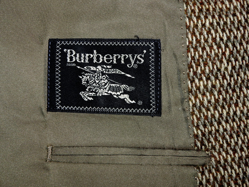 Burberry’ｓ バーバリーズ 2Ｂ ウール テーラード ジャケット サイズ：Ｓ相当_画像5