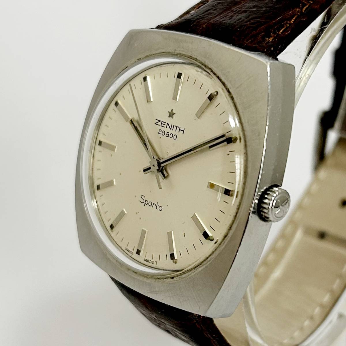 ZENITH SPORTO 28800 ゼニススポルト 手巻機械式 Cal.2562紳士用腕時計