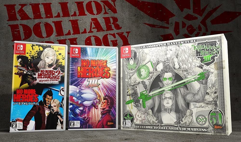 ■新品■【Amazon.co.jp限定グッズセット付き】No More Heroes 3 KILLION DOLLAR TRILOGY Nintendo Switch