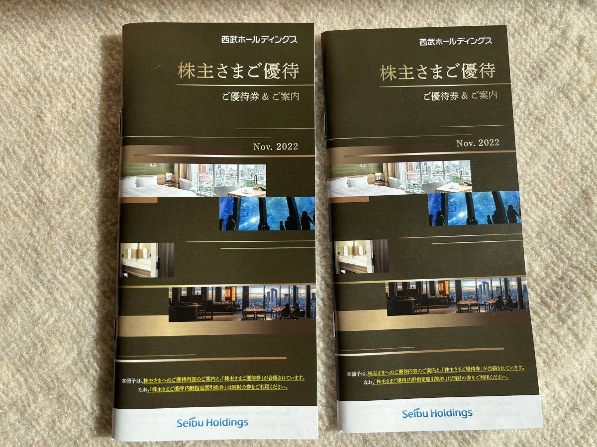 西武ホールディングス株主優待制度2冊 downtownhitech.com