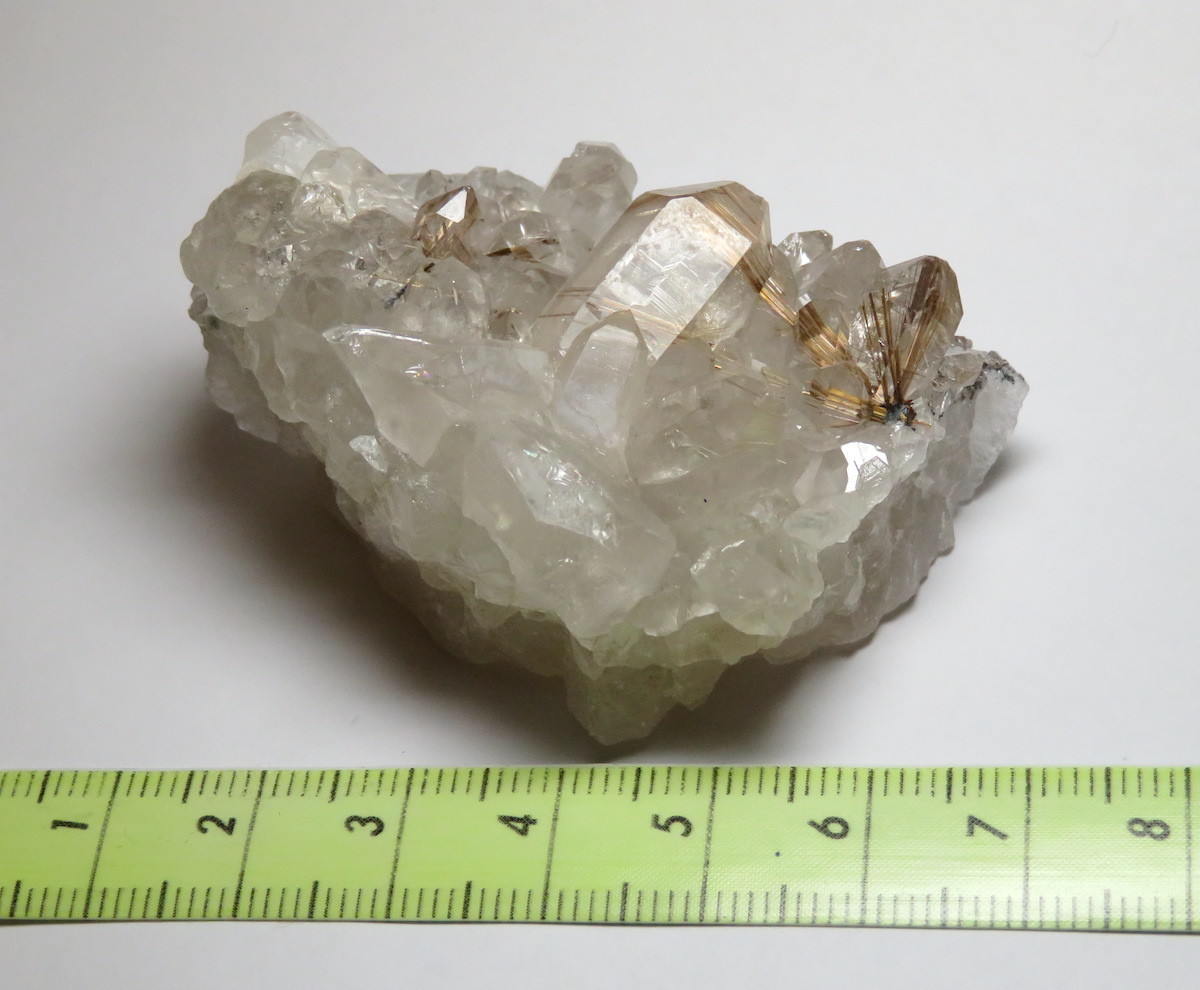 天然石原石ルチルクォーツ原石Rutile in Quartzブラジル産_画像4