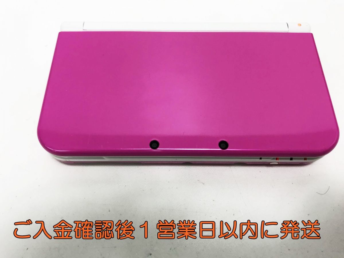 1円 Newニンテンドー3DS LL ピンク×ホワイト 任天堂 ゲーム機本体 初期