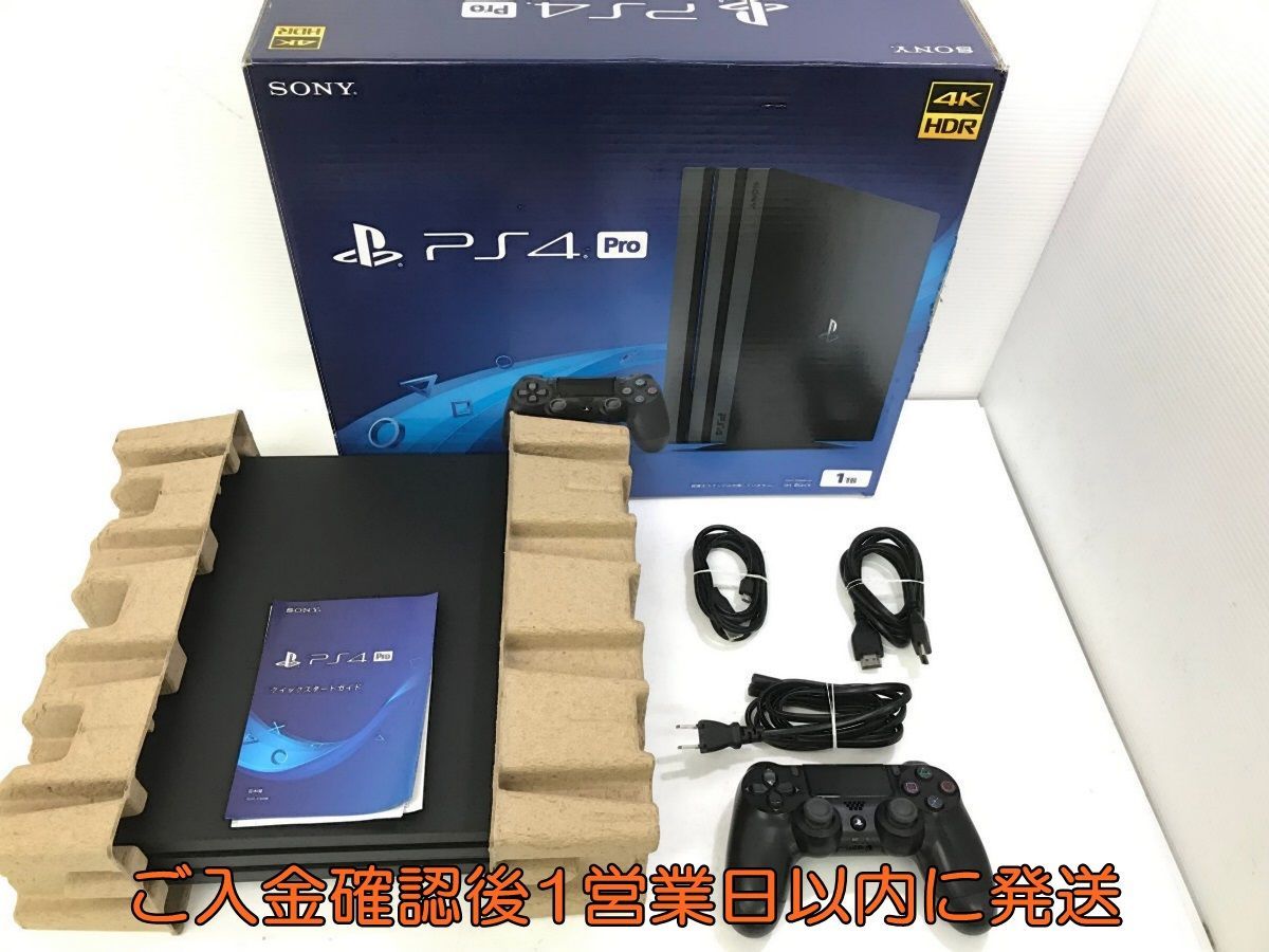 1円 PS4 本体 PlayStation 4 Pro ジェット ブラック 1TB CUH-7200BB01 