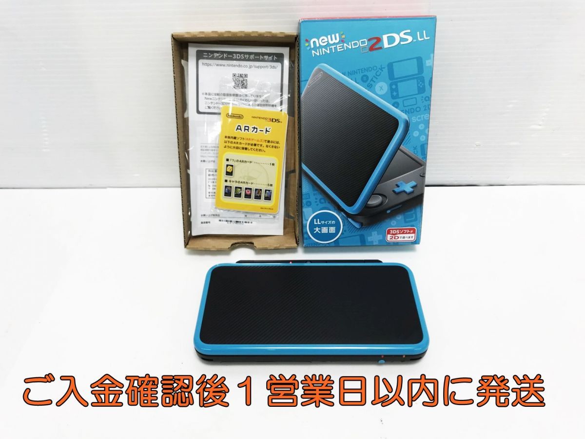 初期動作確認済 Newニンテンドー2DS LL ブラック×ターコイズ sasebo-jc ...
