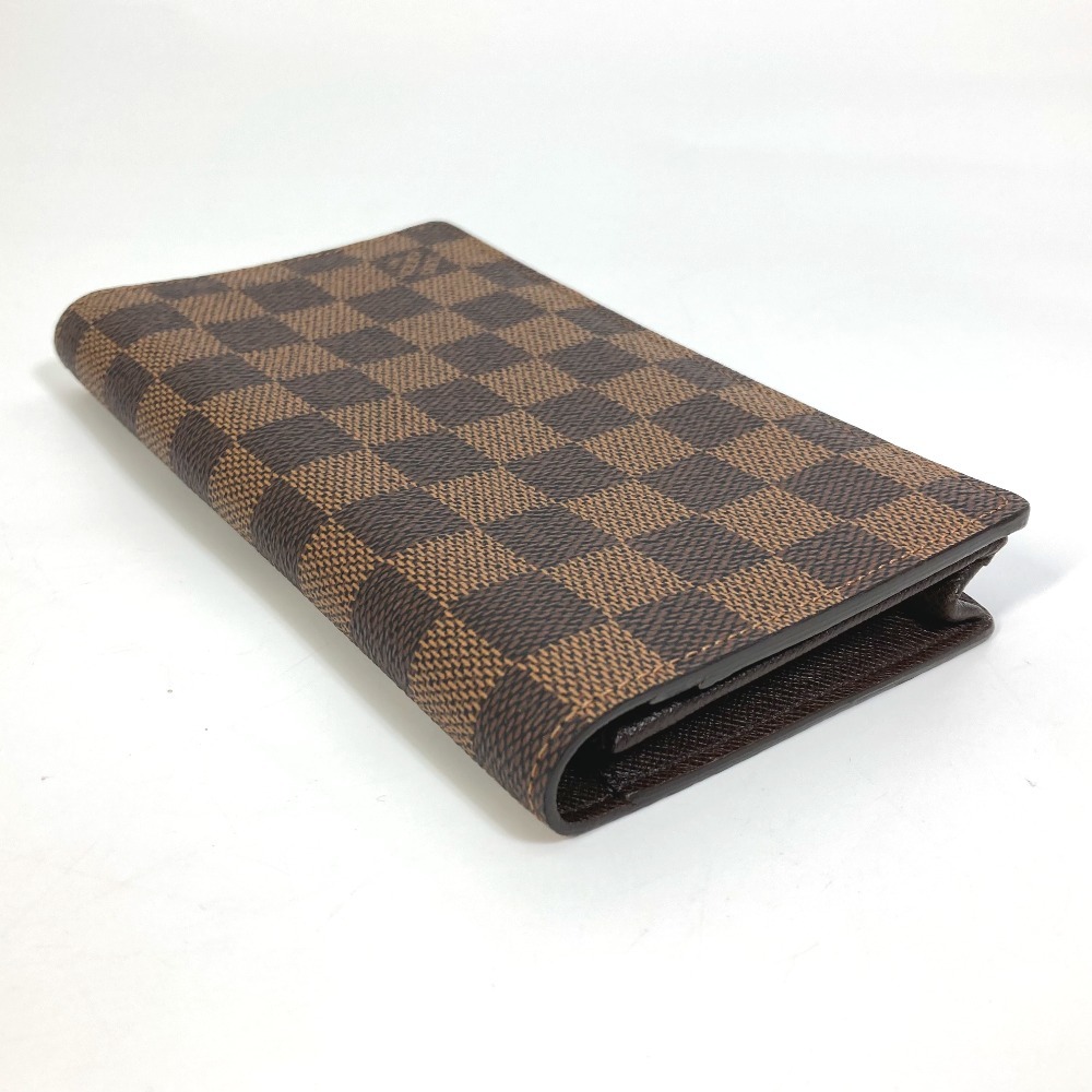 LOUIS VUITTON ルイヴィトン ダミエ ポルトフォイユ ブラザ マチあり 長財布 ダミエキャンバス ブラウン レディース【中古】_画像4