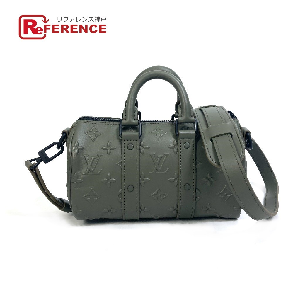 LOUIS VUITTON Louis Vuitton M57961 монограмма наклейка ключ poruXS 2WAY сумка на плечо ручная сумочка кожа хаки [ б/у ] как новый 