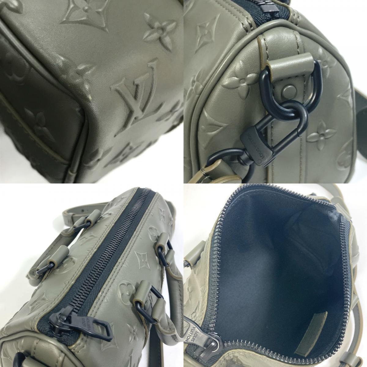 LOUIS VUITTON Louis Vuitton M57961 монограмма наклейка ключ poruXS 2WAY сумка на плечо ручная сумочка кожа хаки [ б/у ] как новый 
