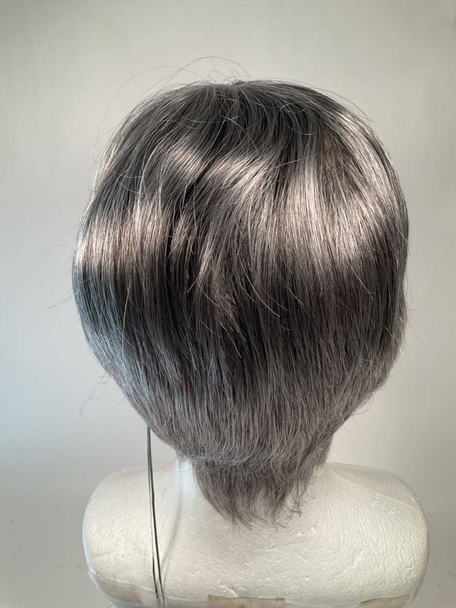  парик парик белый . silver gray Short 66
