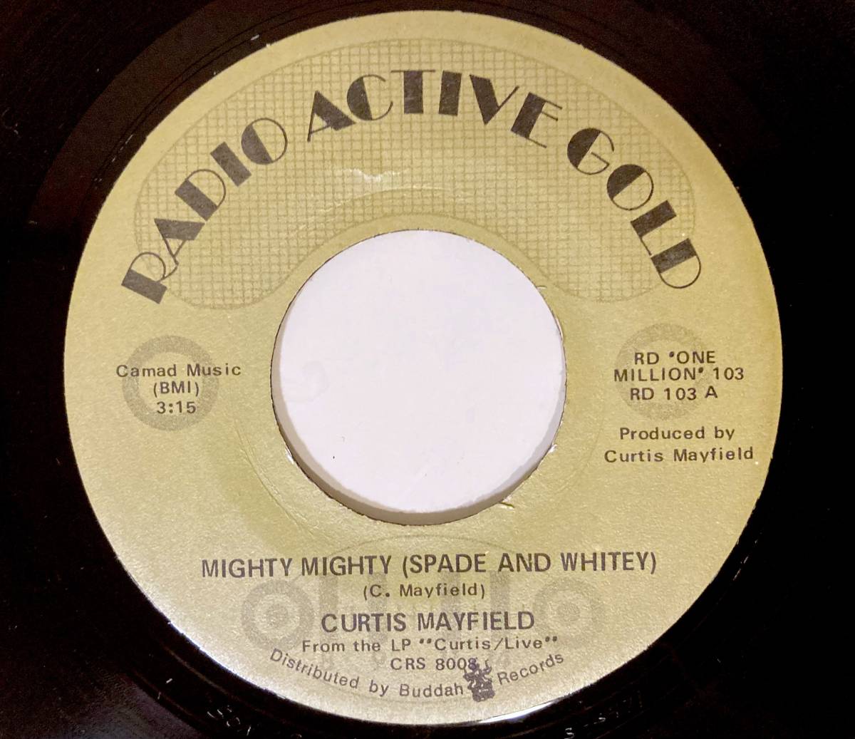 7inch★Curtis Mayfield『We've Only Just Begun (Live) / Mighty Mighty (Live) 』★Carpenters, Roger Nichols★Free Soul★45 EP_画像2