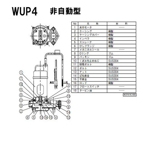  река книга@ насос кожа домашнее животное WUP4-405-0.25S одна фаза 100V 50Hz не автоматика type бесплатная доставка ., часть регион исключая оплата при получении / включение в покупку не возможно 