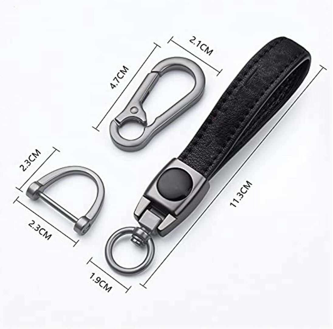  Subaru key holder metal fittings high class cow leather made key ring accessory silver color possible selection 