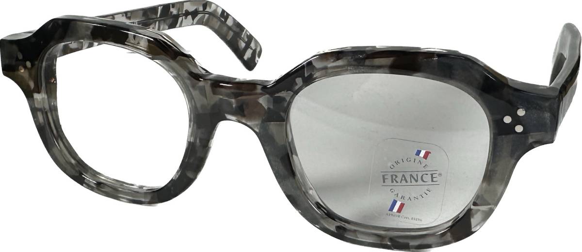 マリル 極太メガネ 6mm上部 フレームフランス Frame France クラウンパント 2dot Maryll 純正ケース付きサングラス