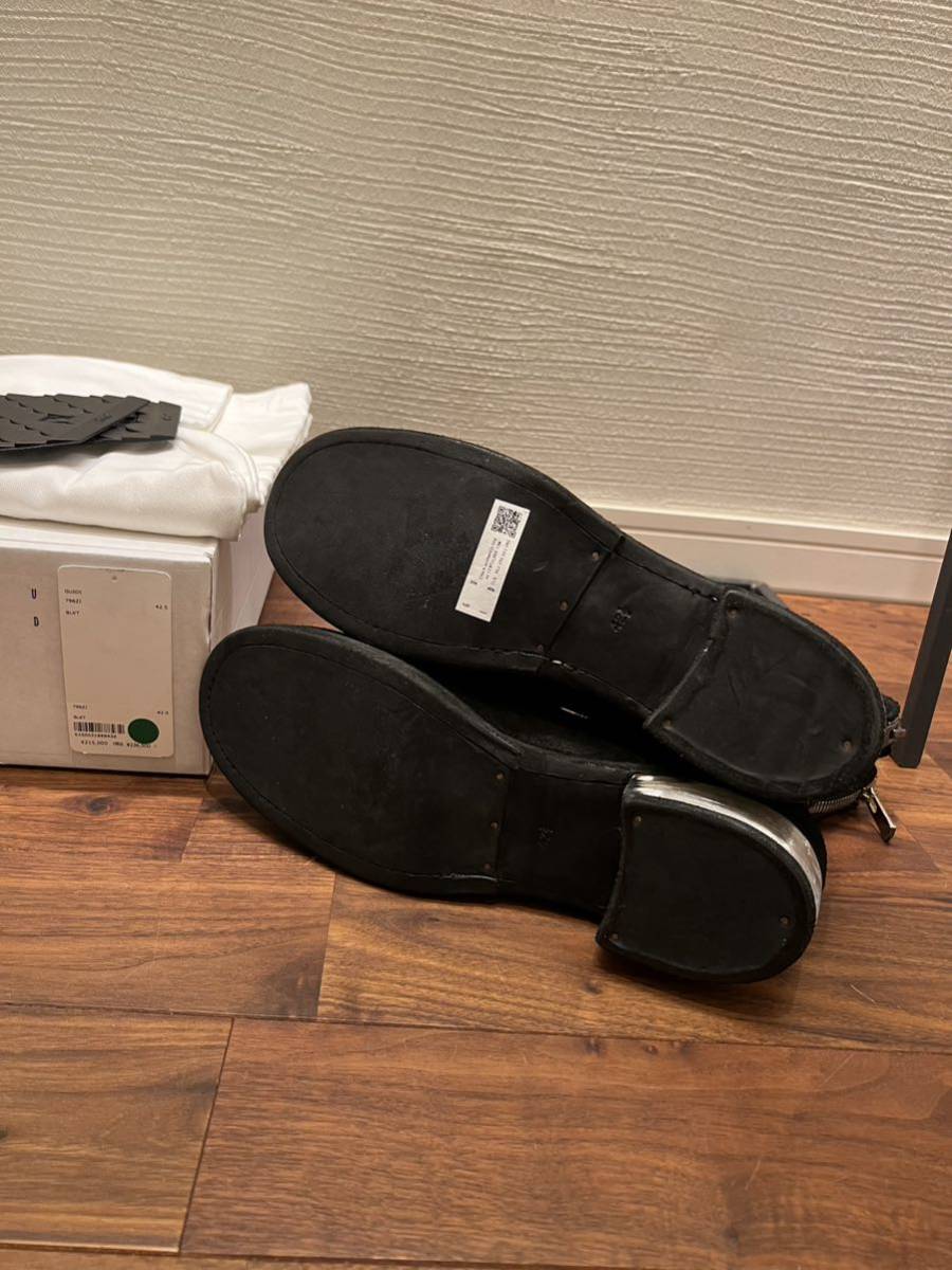 新品 guidi グイディ メタルヒール バックジップブーツ 42 5 新品 guidi グイディ メタルヒール バックジップブーツ 42 5