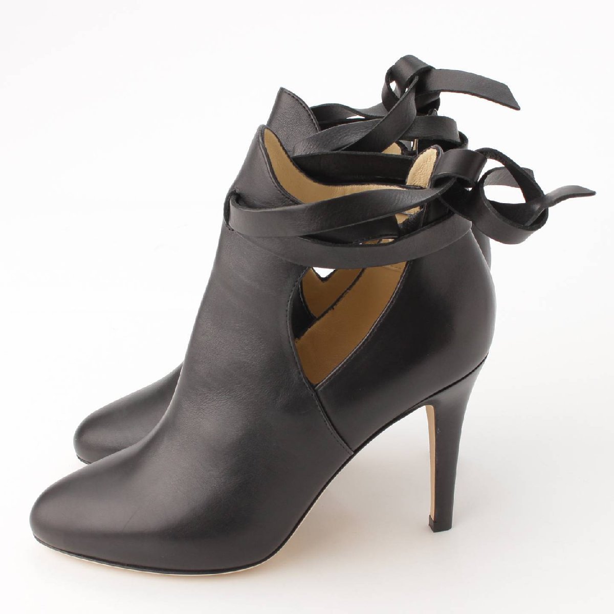 履き心地◎ 未使用 ジミーチュウ JIMMY CHOO ブラック レザー marina