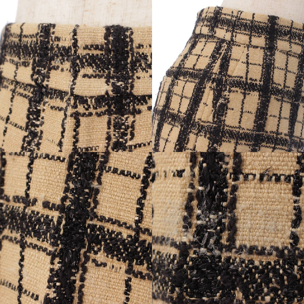 全品送料0円 Christian Dior 20SS チェック柄 ツイード ショートパンツ