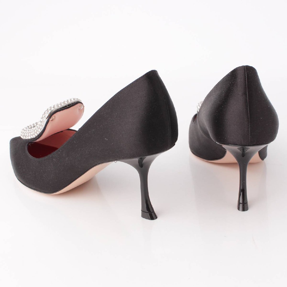 新品 ロジェヴィヴィエ ストラスバックル サンダル パンプス 40 美品