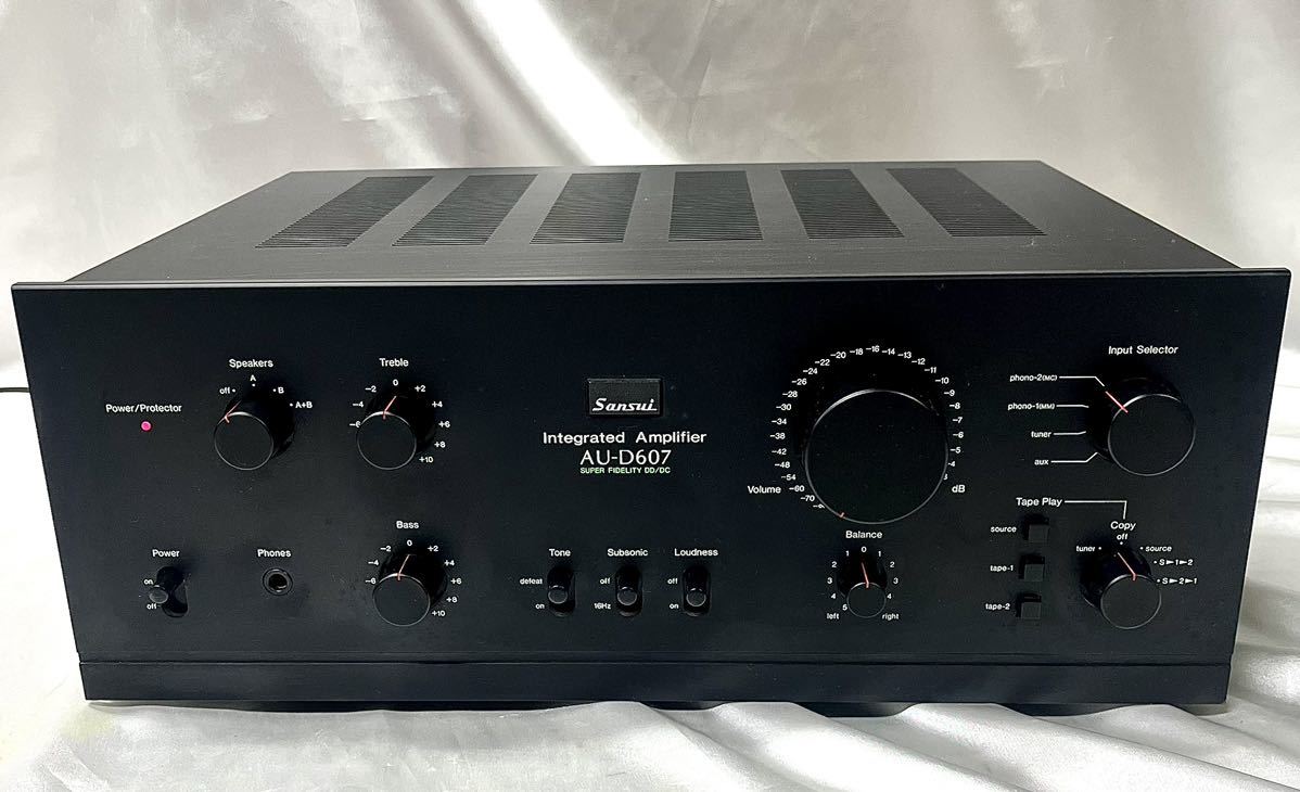 ベンチ 収納付 Sansui サンスイ AU-D607 DCプリメインアンプ
