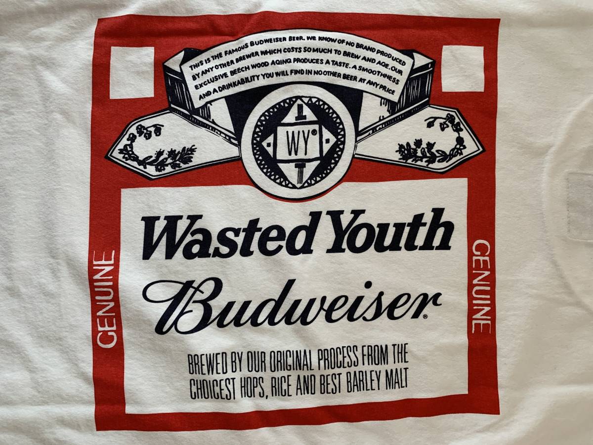 Wasted Youth x Budweiser L/S TEE (おまけ付き)-