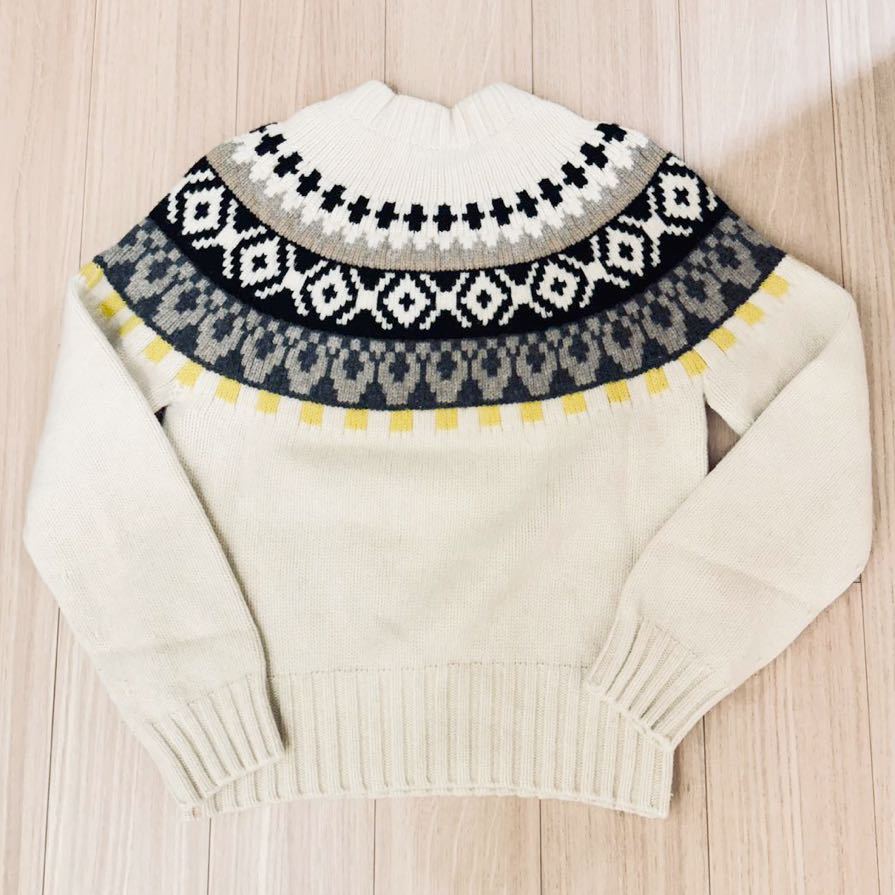 MaisonMargiela メゾンマルジェラ ノルディック柄ハイネックニット
