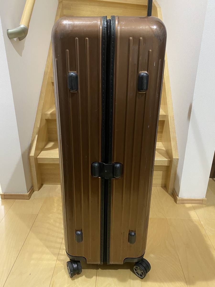 純正売品 美品 リモワ サルサ 4輪 104L キャリーケース ブラック 大