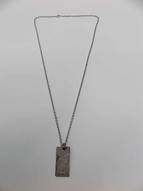 Ground Y・グラウンドワイ/Brass Plate necklace/SILVER_画像4