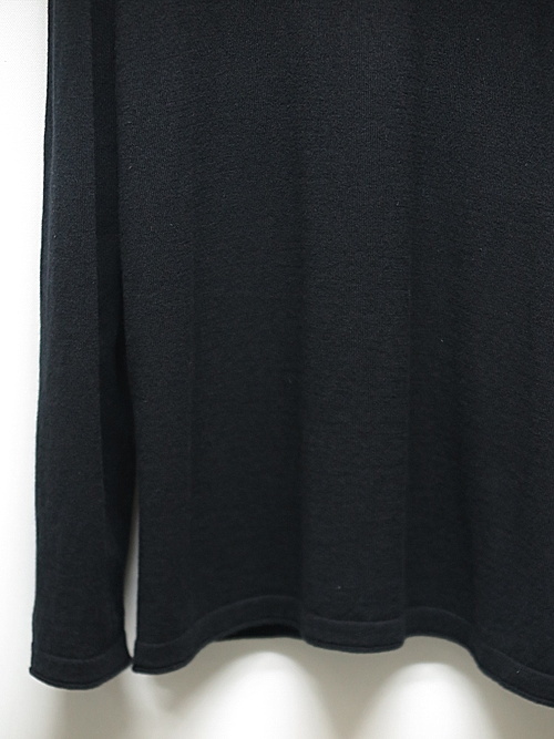 SALE40%OFF/nude:masahiko maruyama ・ヌード:マサヒコマルヤマ/CREW NECK KNIT Cotton/Cashmere Jersey/Black・2_画像6