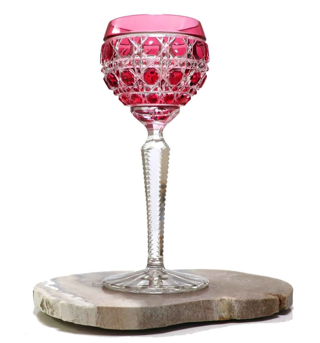 Baccaratバカラ/※ディアマン 上級赤色被装飾 シャンパンクープ グラス