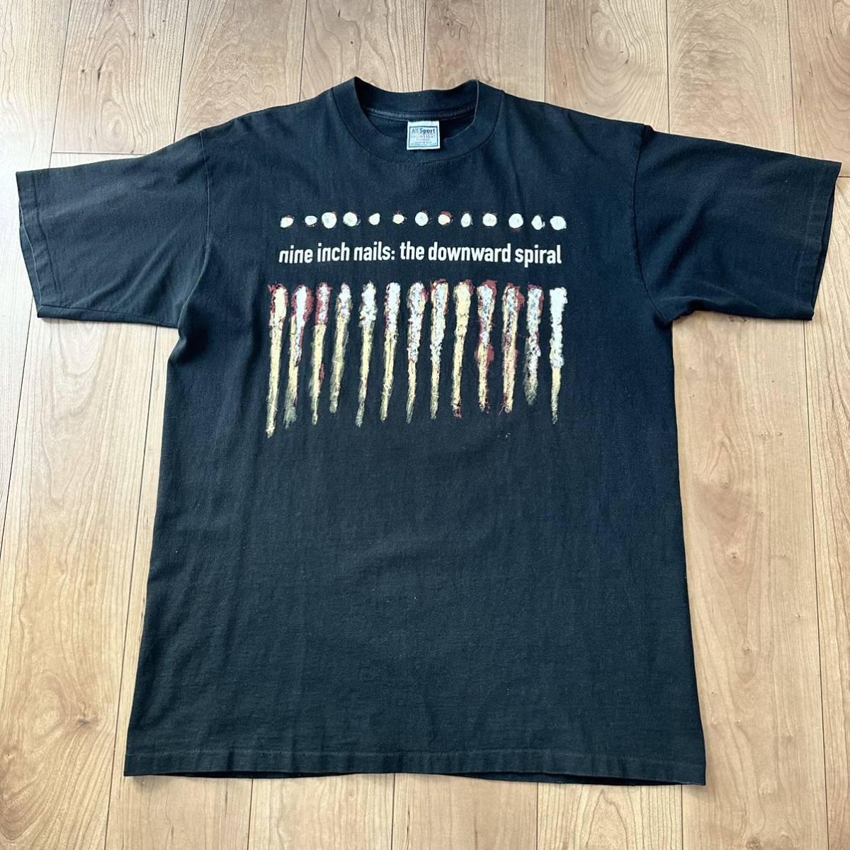 希少 NINE INCH NAILS THE DOWNWARD SPIRAL 90s ヴィンテージ Tシャツ