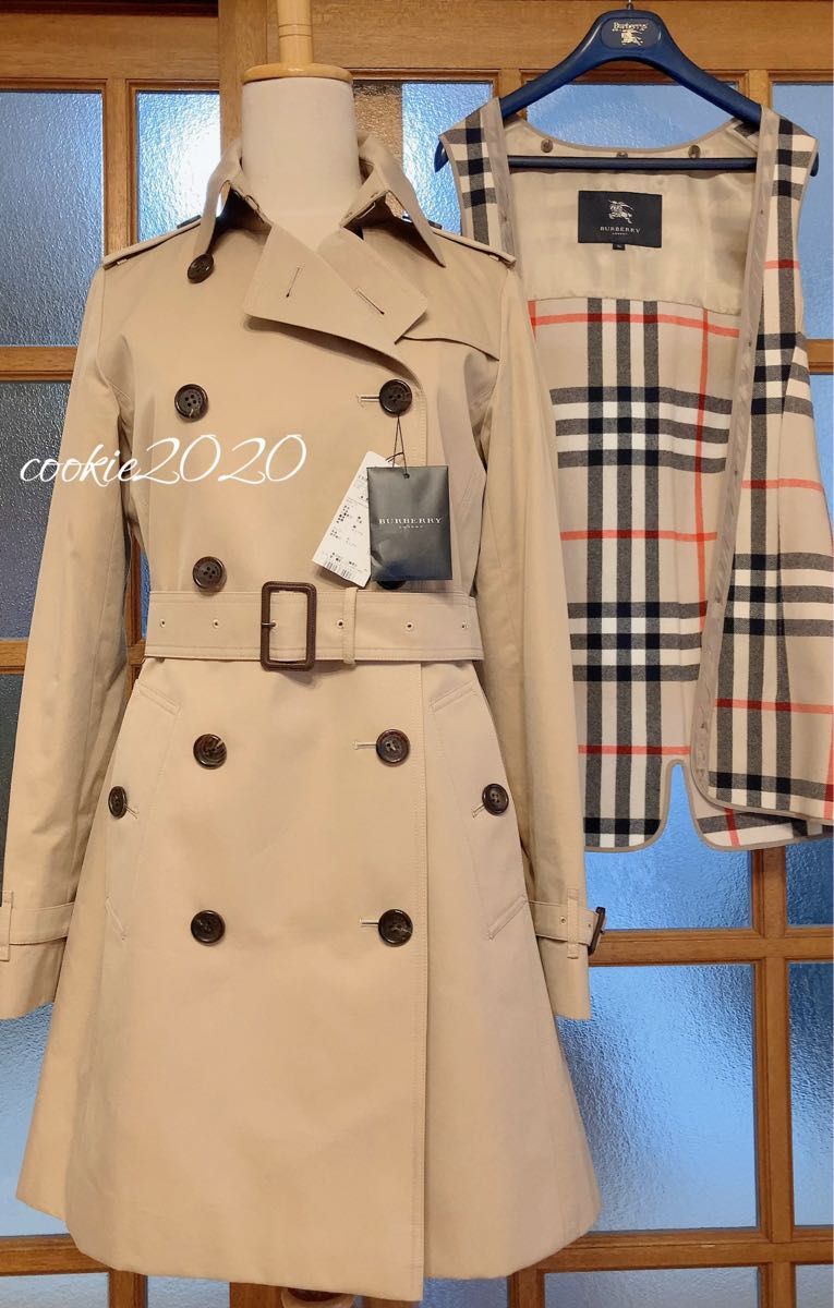 未使用タグ付き【日本製☆ライナー付きトレンチコート】BURBERRY