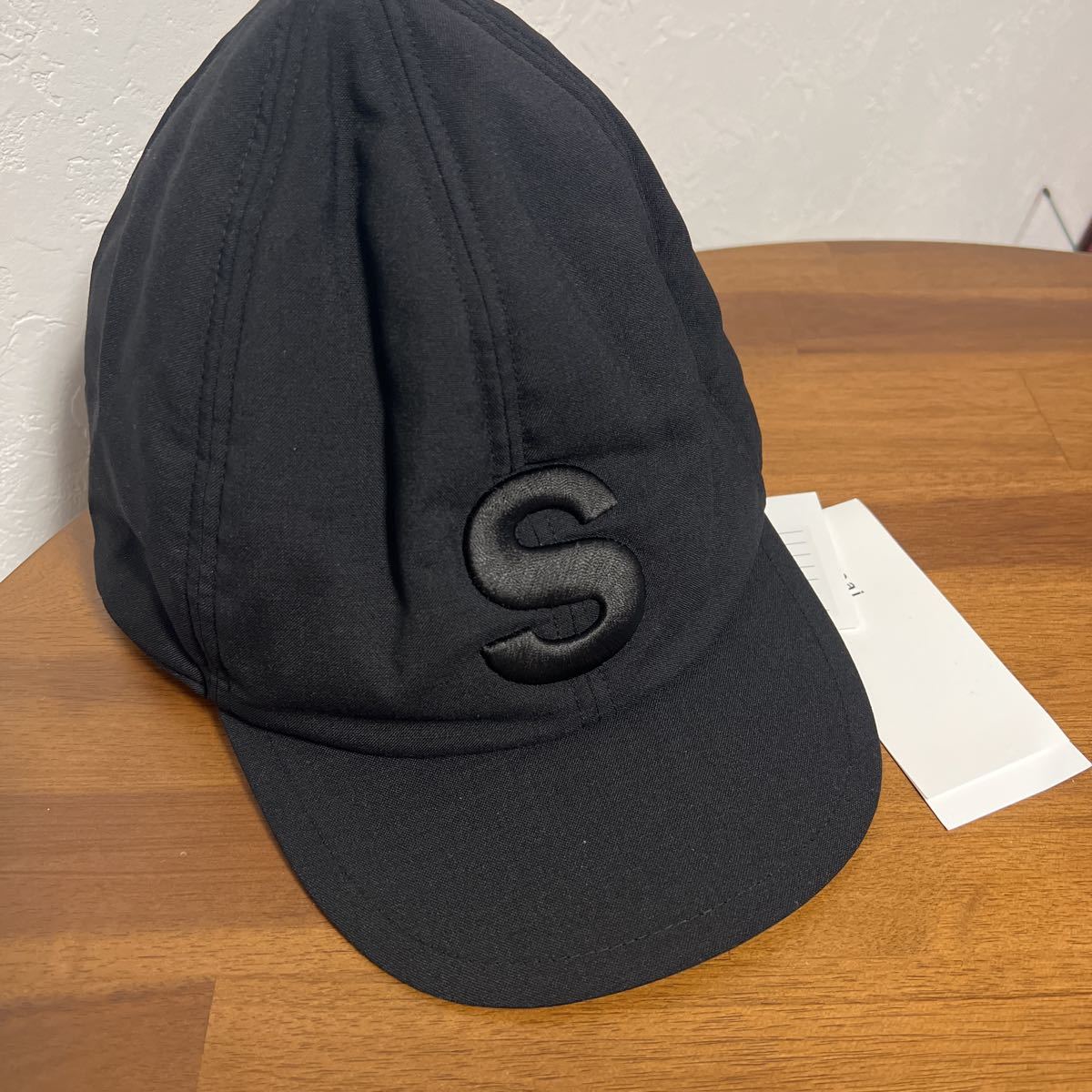海外限定 新品 sacai Sロゴ キャップ ブラック kids-nurie.com