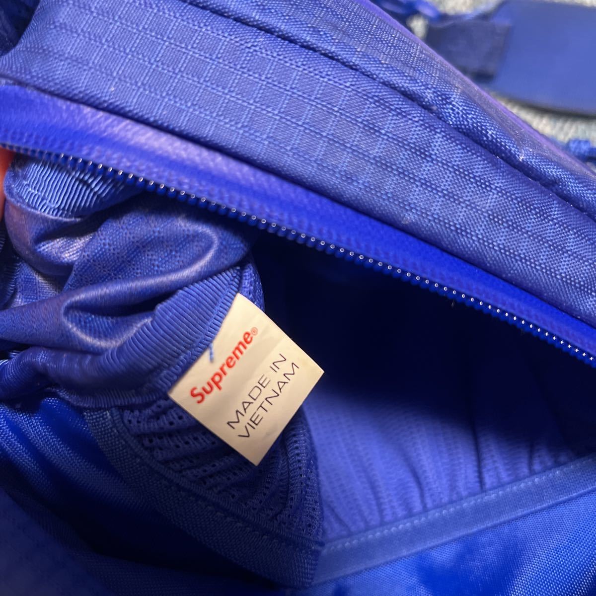 Supreme Neck Pouch ロイヤル 21ss タグ付き