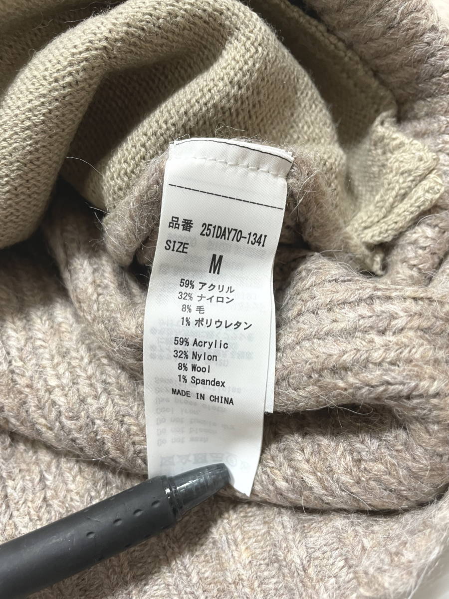  новый товар 6039 иен azur bai Moussy AZUL BY MOUSSY кардиган вязаный mo волосы свитер модель ворсистый вязаный камень .5012