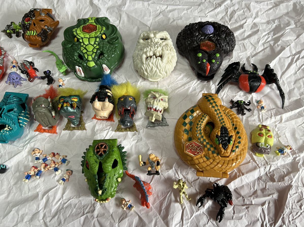 マイティマックス フィギュア BANDAI mighty max タートルズ 悪魔の毒々モンスター ドームドラゴン ウルフシップ アラクノイド まとめ売り