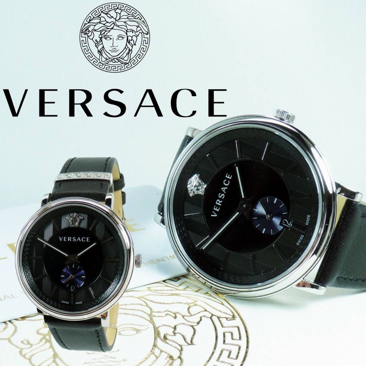 本物新品ヴェルサーチVERSUS腕時計VERSACEメンズ激レア日本未発売50m