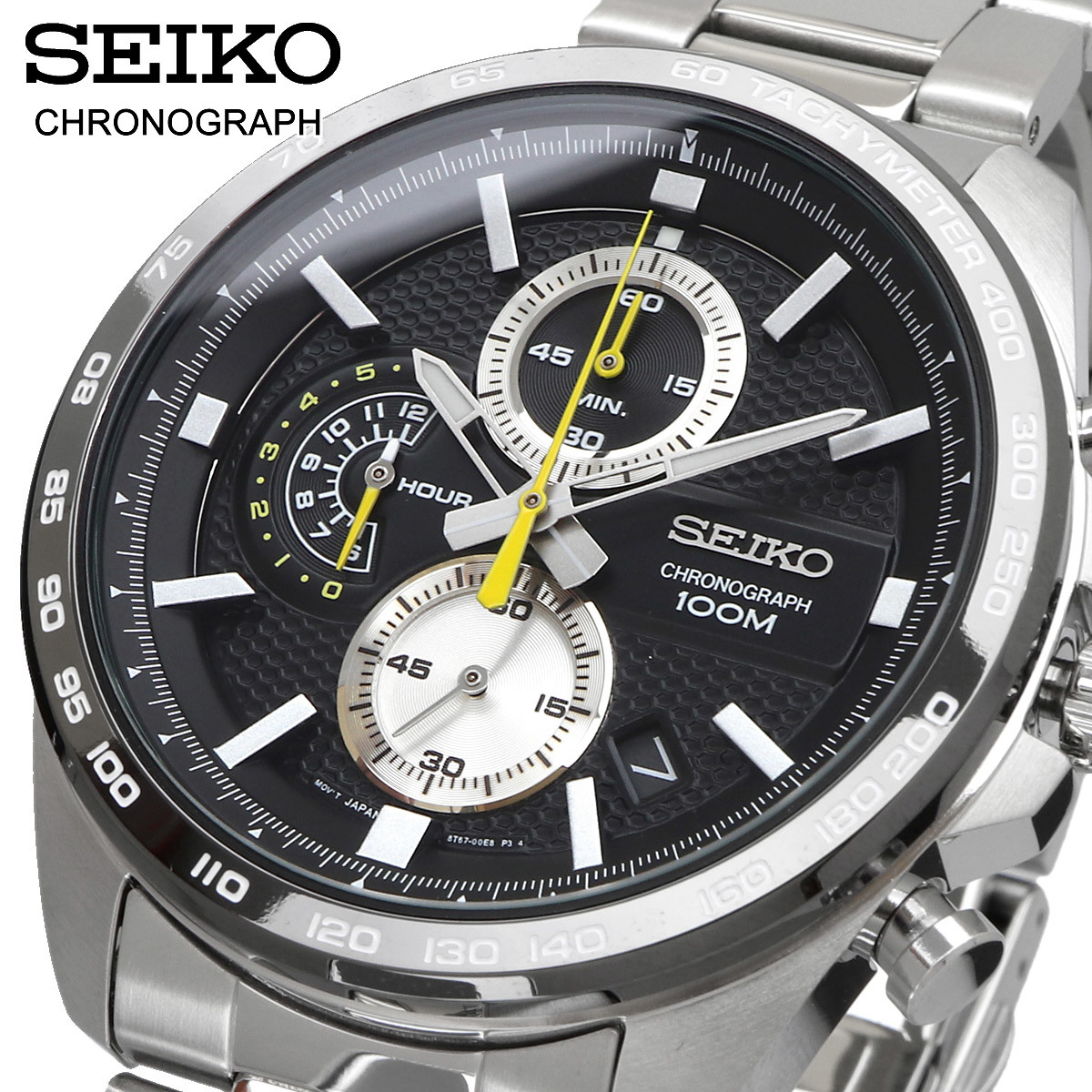 SEIKO セイコー 腕時計 メンズ 海外モデル ビジネス カジュアル クロノグラフ SSB261P1
