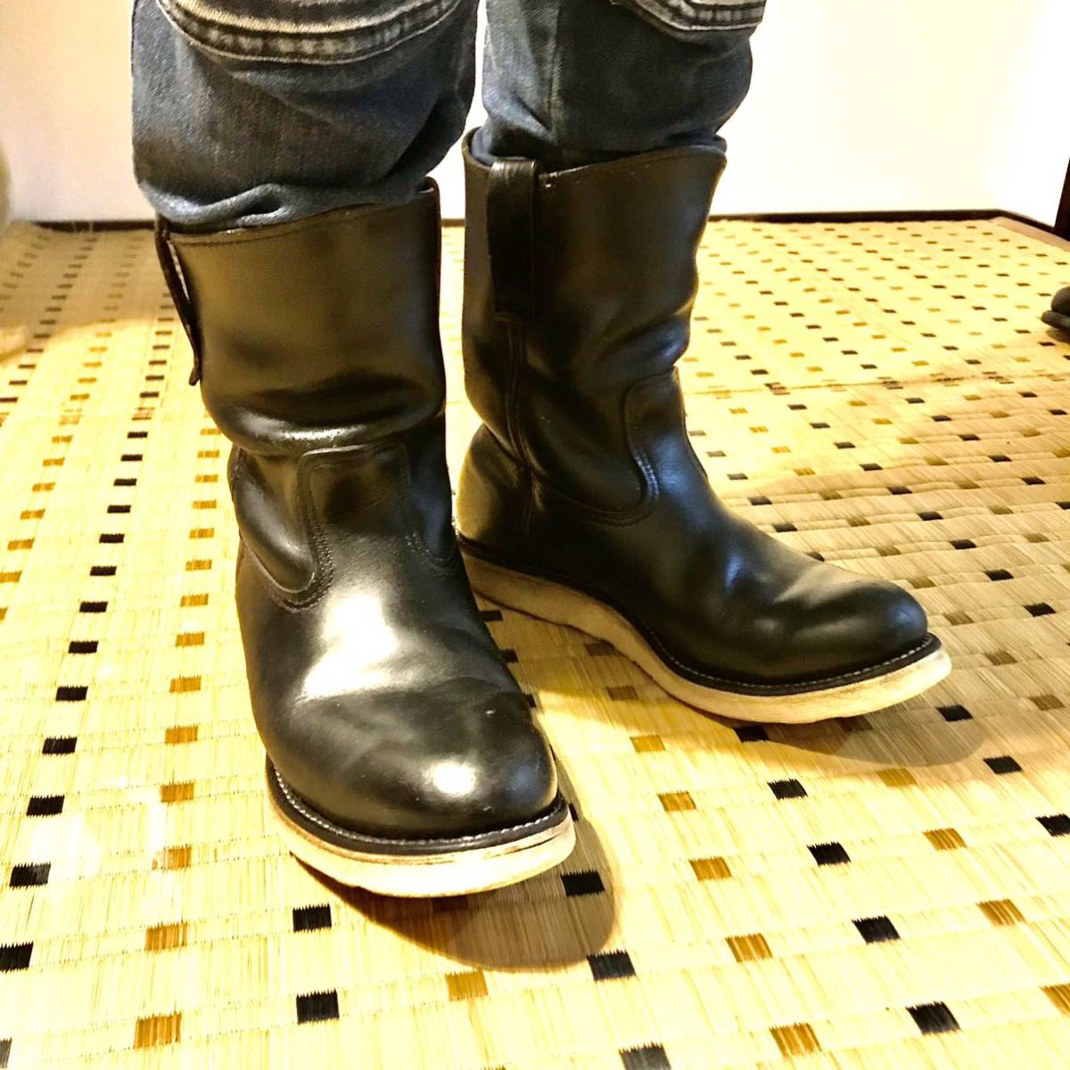 Yahoo!オークション - RED WING 8169 レッドウイング ペコス8E 茶...
