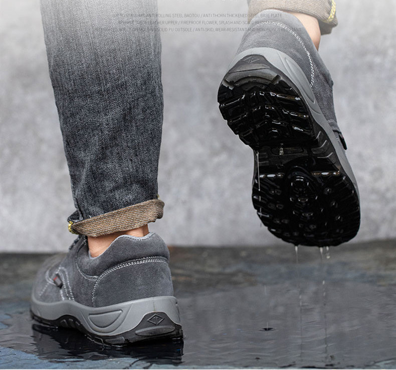 安全靴 作業靴 メンズ 溶接作業用 ブーツ 耐熱 溶接 高炉 鍛冶鳶 旋盤前等 溶接プロ_画像5
