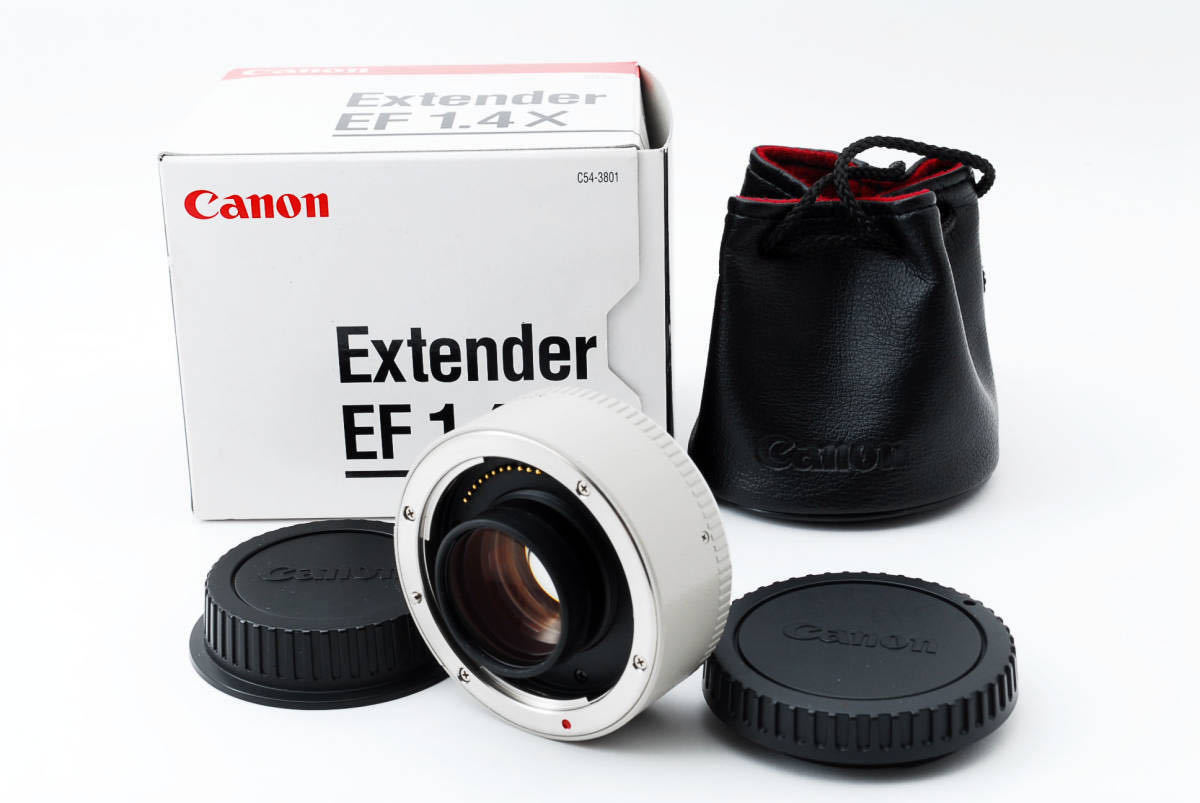 輝い Canon キヤノン 【美品】 Extender ＃750015 1.4x《元箱・ケース