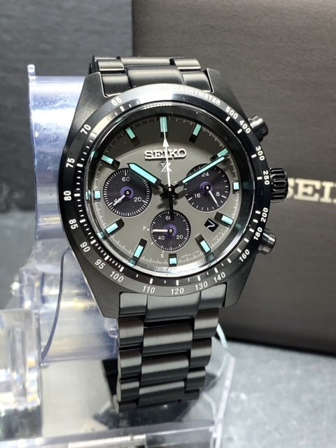 新品 正規品 SEIKO セイコー ソーラークロノグラフ スピードタイマー