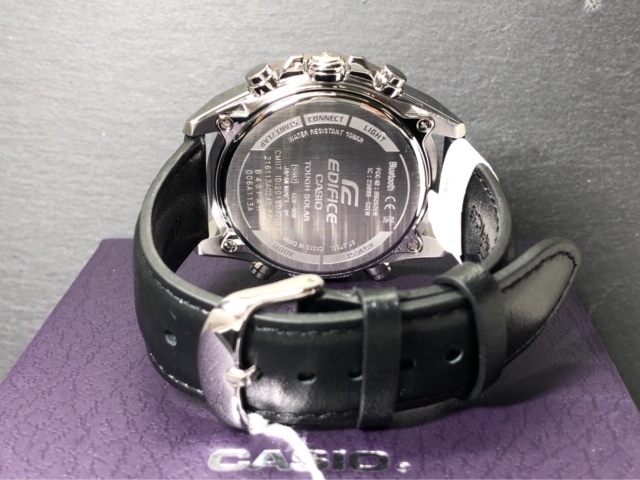 通販サイト) EDIFICE エディフィス ソーラー ECB-950DB-1A ECB-900シリーズ Bluetooth 海外モデル メンズ 腕時計  カシオ casio アナデジ ブラック 黒